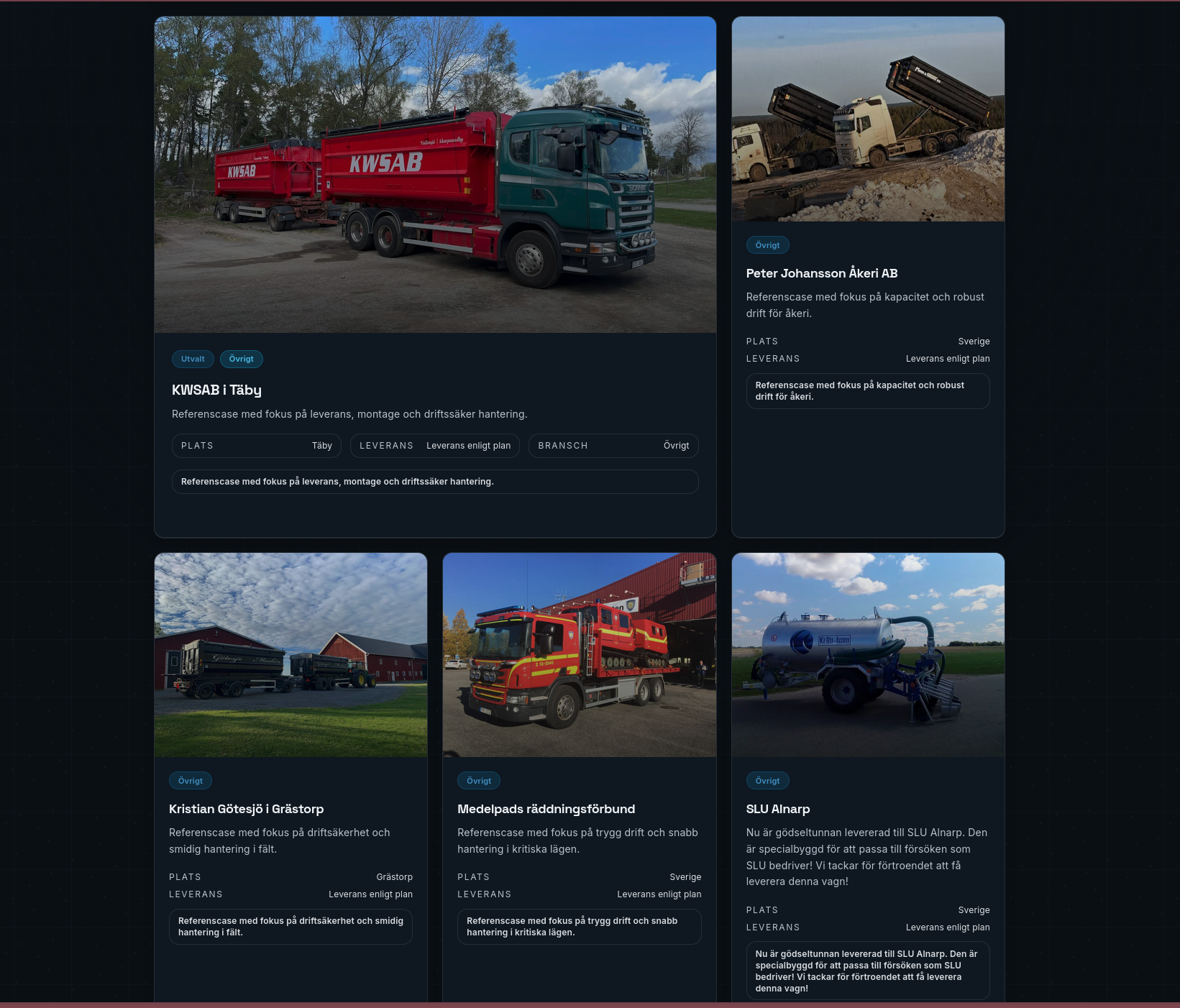 Skärmdump av keroagro.se